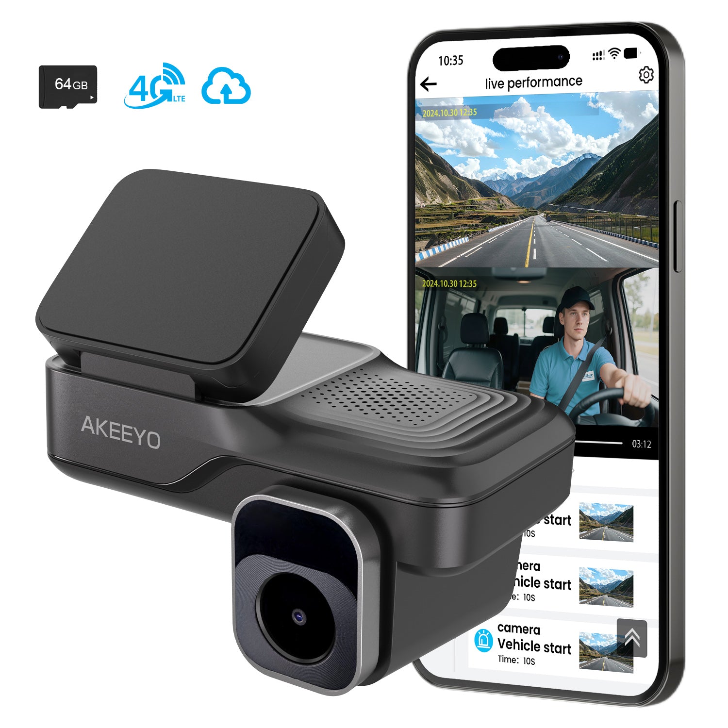 4G LTE Dash Cam | AKY-421