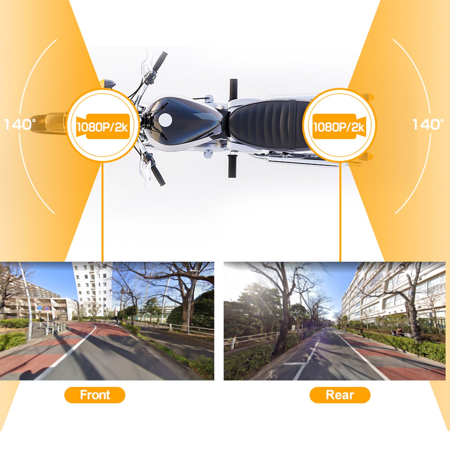 60FPS@1080P Motorcycle Dashcam|AKY-998GX