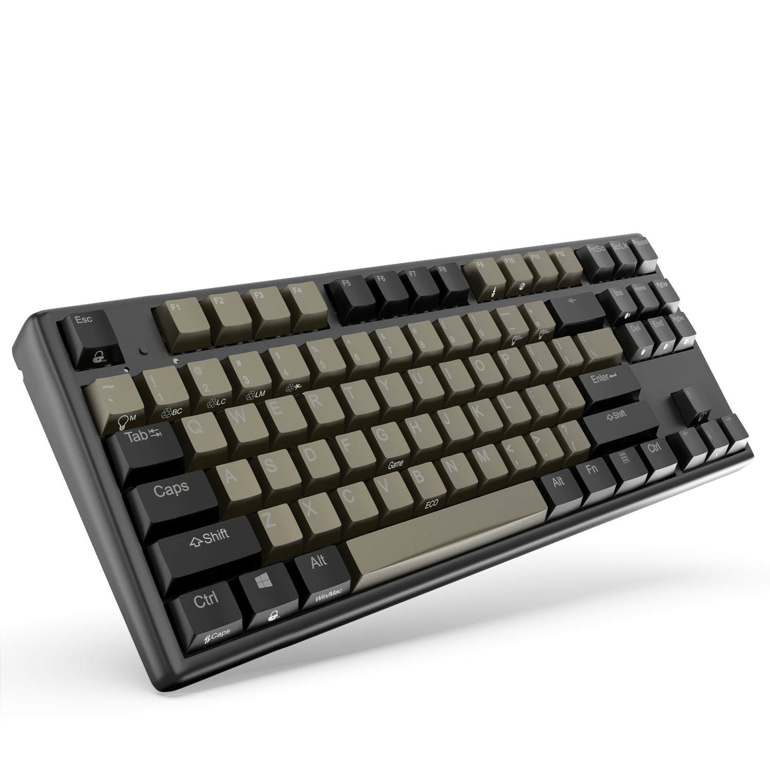 Zwart - NiZ elektrostatische EC Bluetooth-toetsenbord 35g