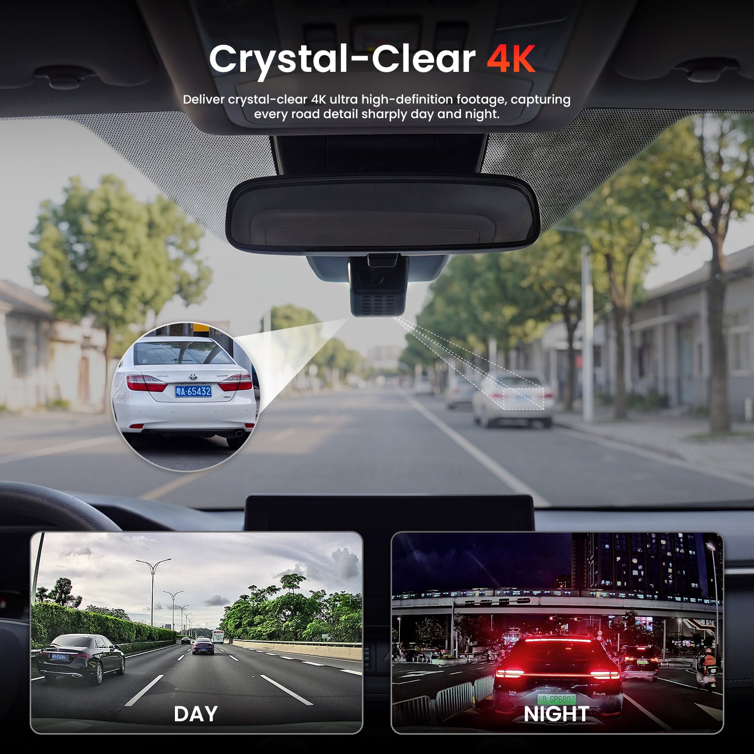 XPRO — Custom-Fit 4K Dash Cam for Toyota RAV4