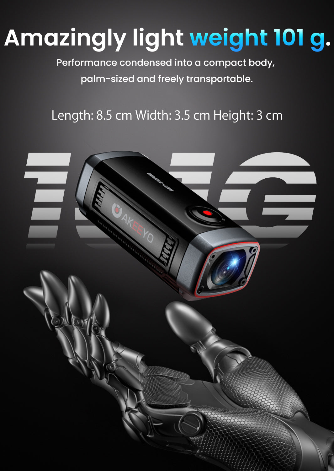 4K 8MP Camera with EIS | AKY-710Pro-Moto