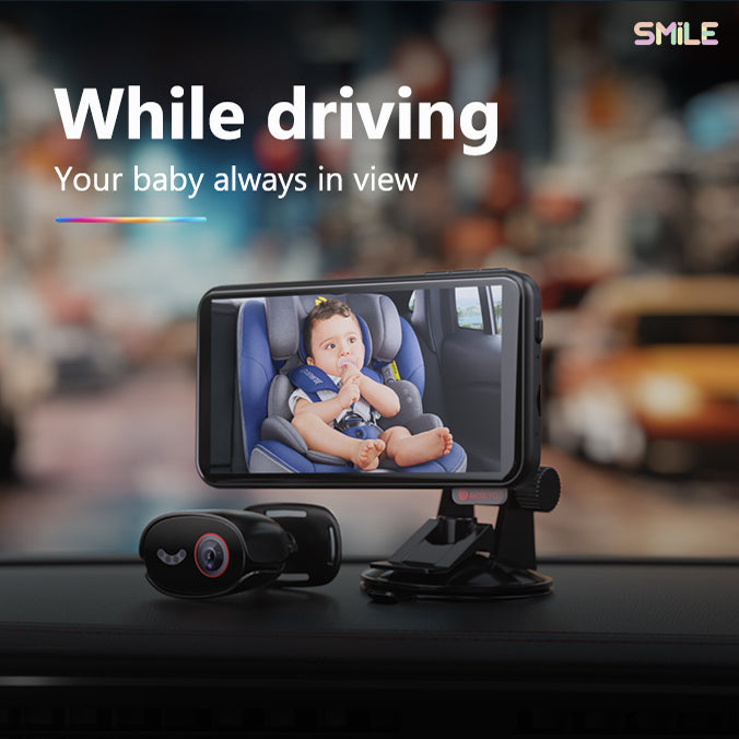 Baby Car Monitor SMILE Safe Driving Solution - Main Image