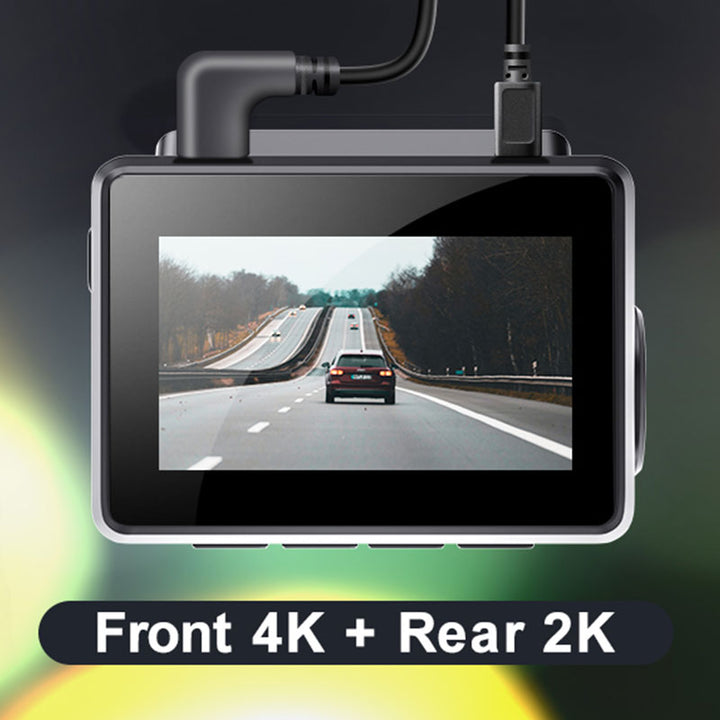 4K+2K Dual Channel Dashcam with Wi-Fi｜AKY-D10