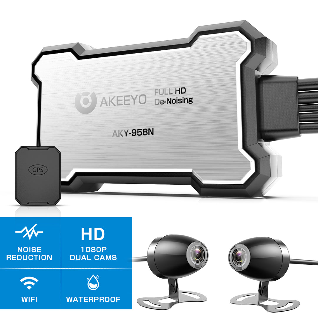 Dashcam with AI Noise Reduction & ENC Function ｜AKY-958N