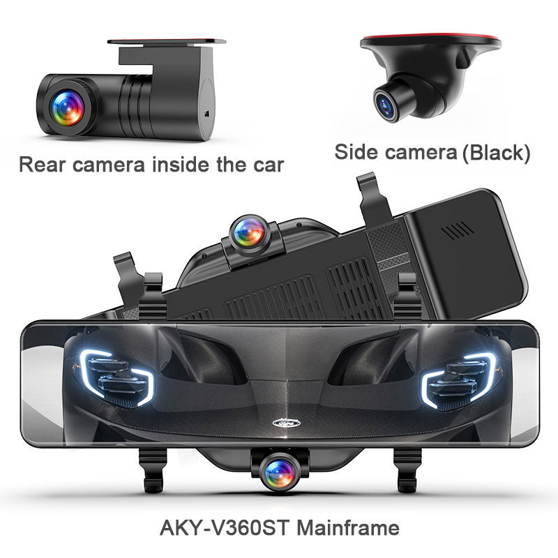 360 Panoramic Car Camera DVR Dash Camera Car Black Box with 4CH